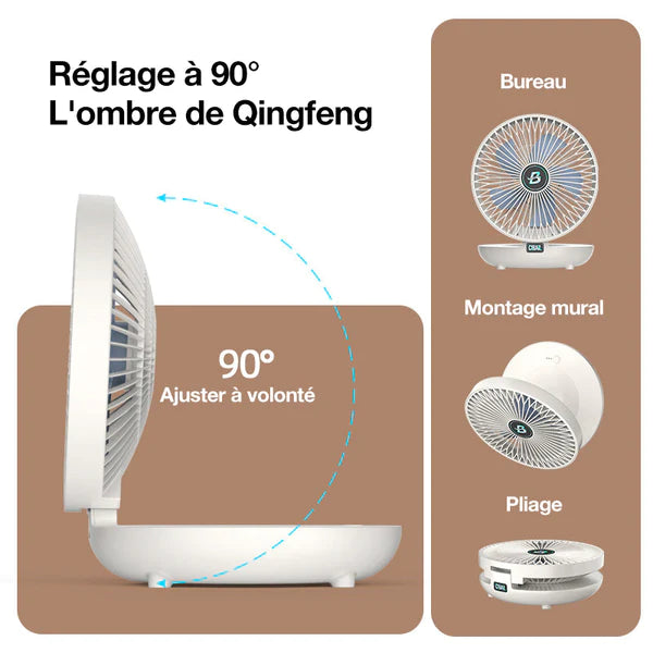 Ventilateur mural 2 en 1