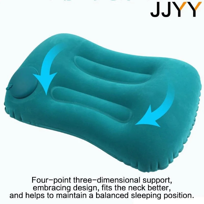 Coussin de voyage compact - Gonflage facile