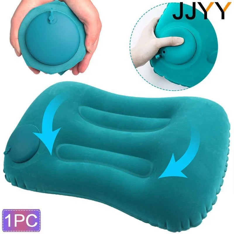Coussin de voyage compact - Gonflage facile