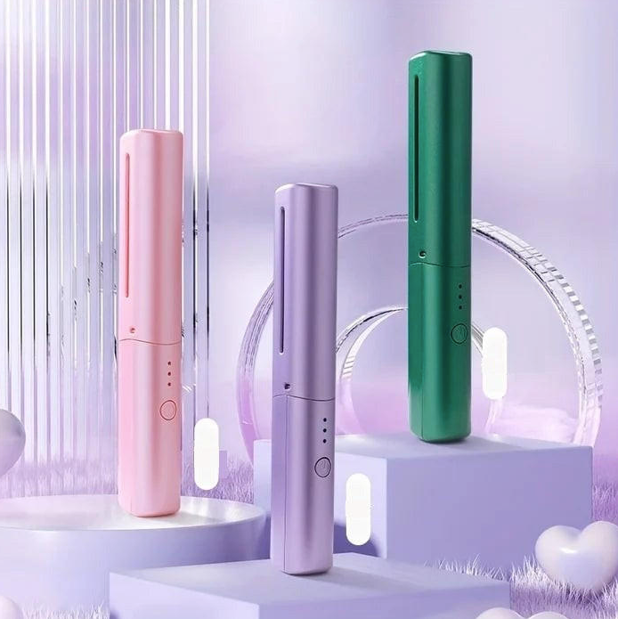 Mini peigne Lissant Sans Fil Rechargeable