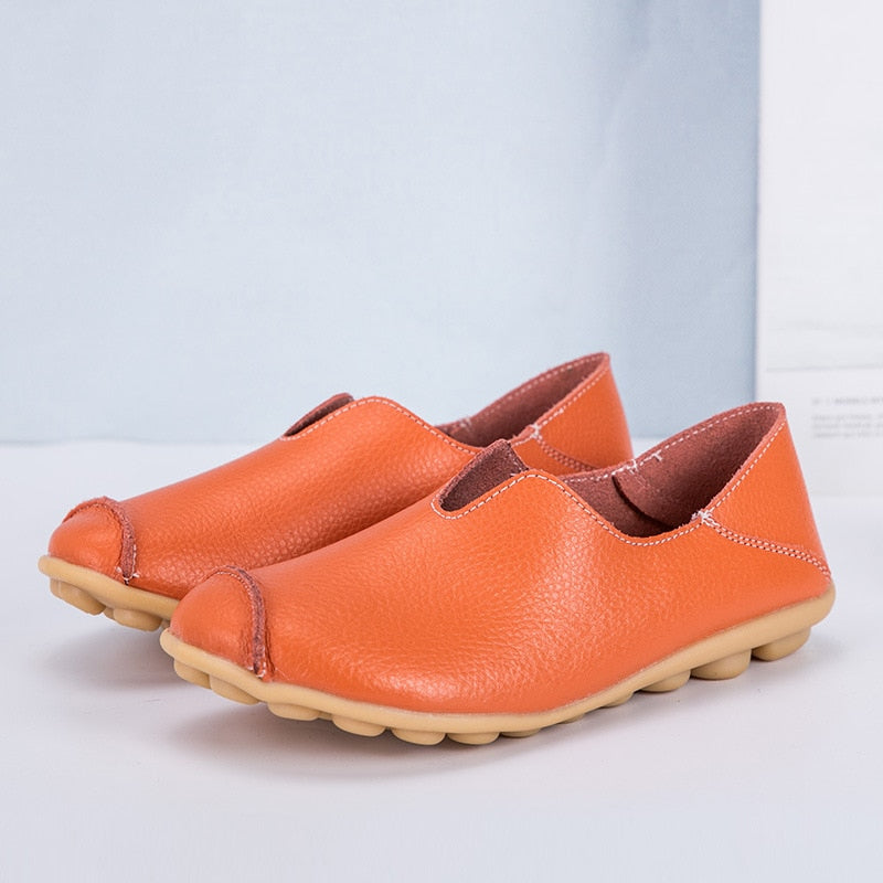 Chaussures en cuir ultra confortables pour femme