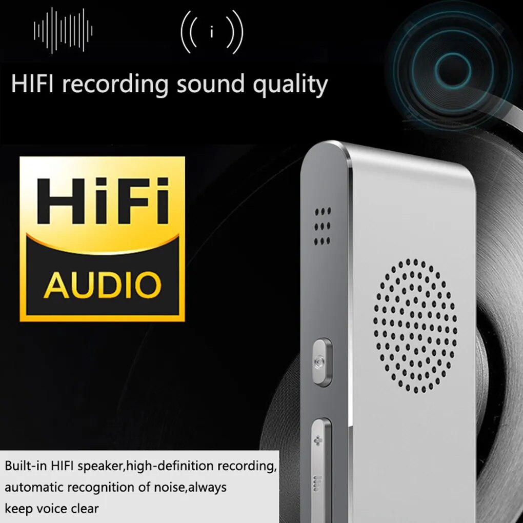 Traducteur audio portable instantané (38 langues)