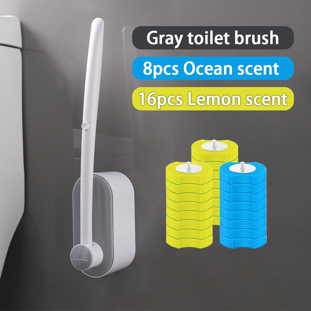Brosse de toilette jetable