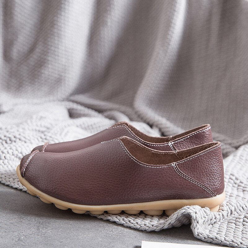 Chaussures en cuir ultra confortables pour femme