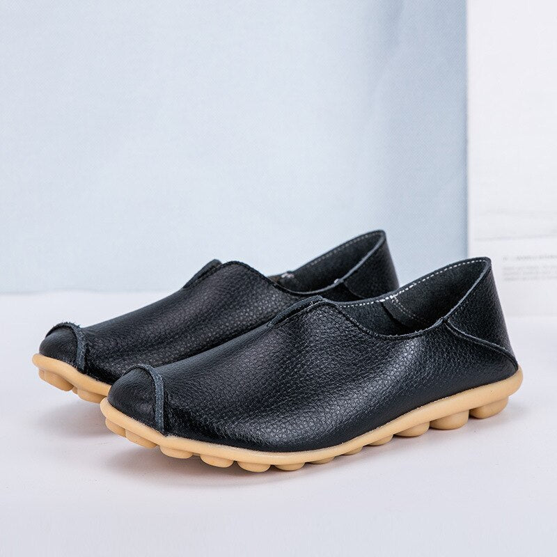 Chaussures en cuir ultra confortables pour femme