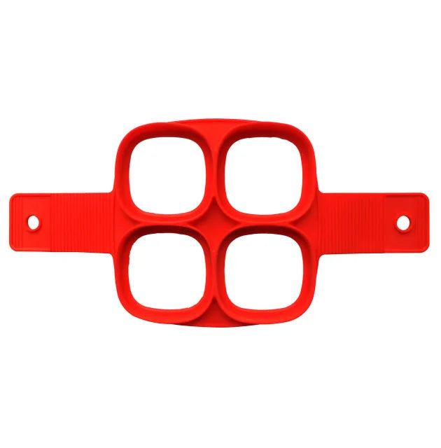 Moule en Silicone Anti-adhésif pour Crêpes & Oeufs - 4 Formes