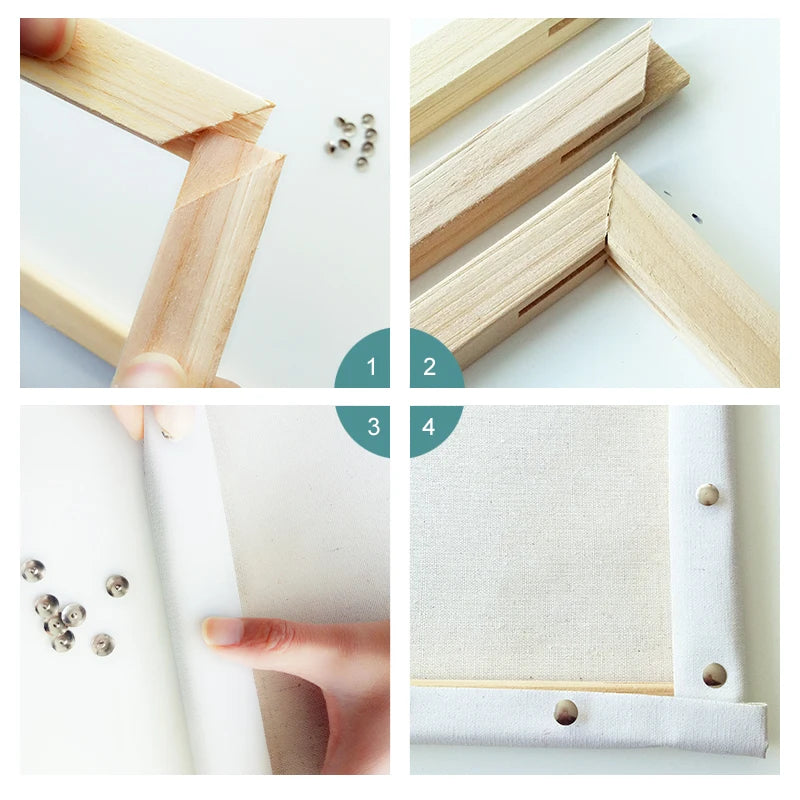 Kit de Toile de Peinture à Peindre par Numéros avec Cadre