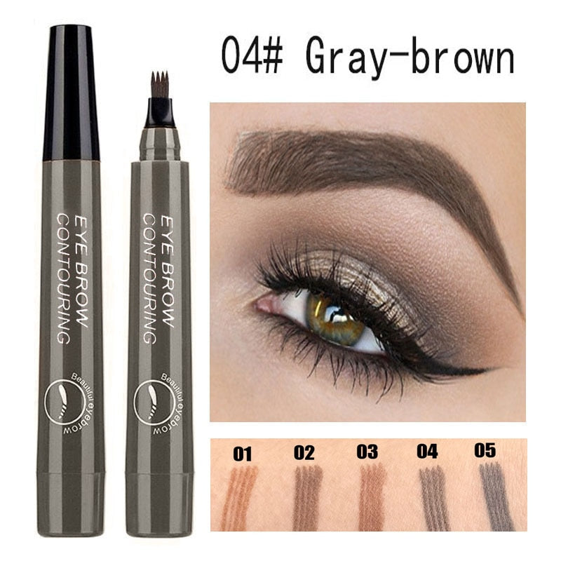 BROW PEN - Stylo feutre à sourcils 4 pointes précises - 1 ACHETÉ = 1 OFFERT