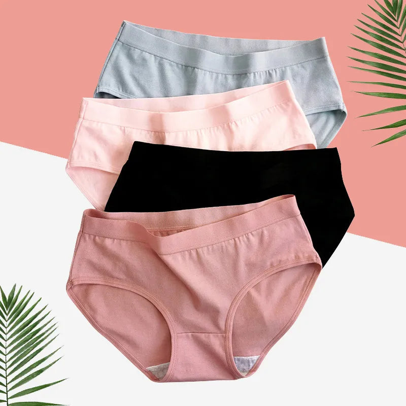 Lot de 12 Culottes Pastel en Coton Respirantes & Confortables