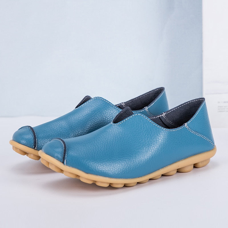 Chaussures en cuir ultra confortables pour femme