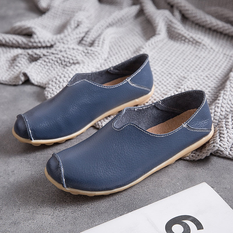 Chaussures en cuir ultra confortables pour femme