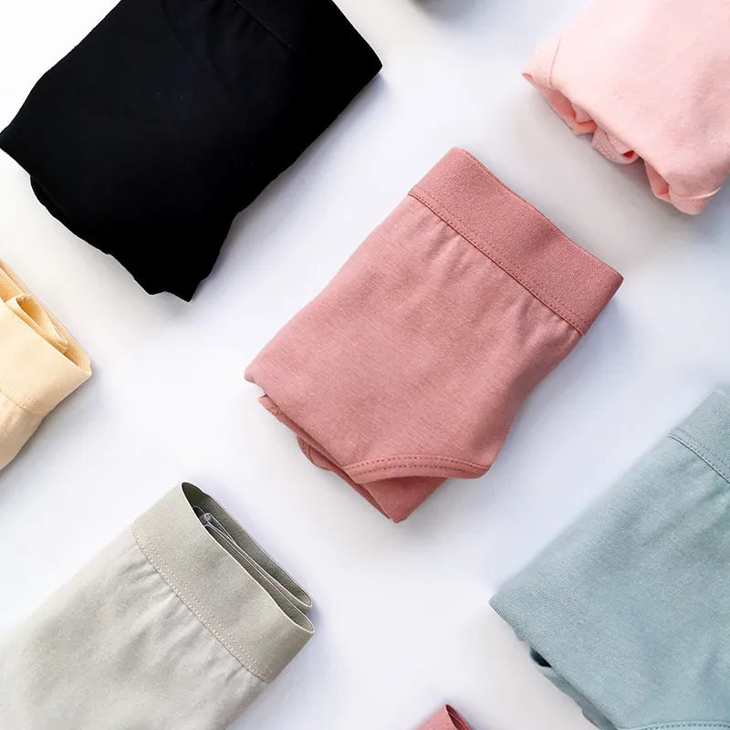 Lot de 12 Culottes Pastel en Coton Respirantes & Confortables