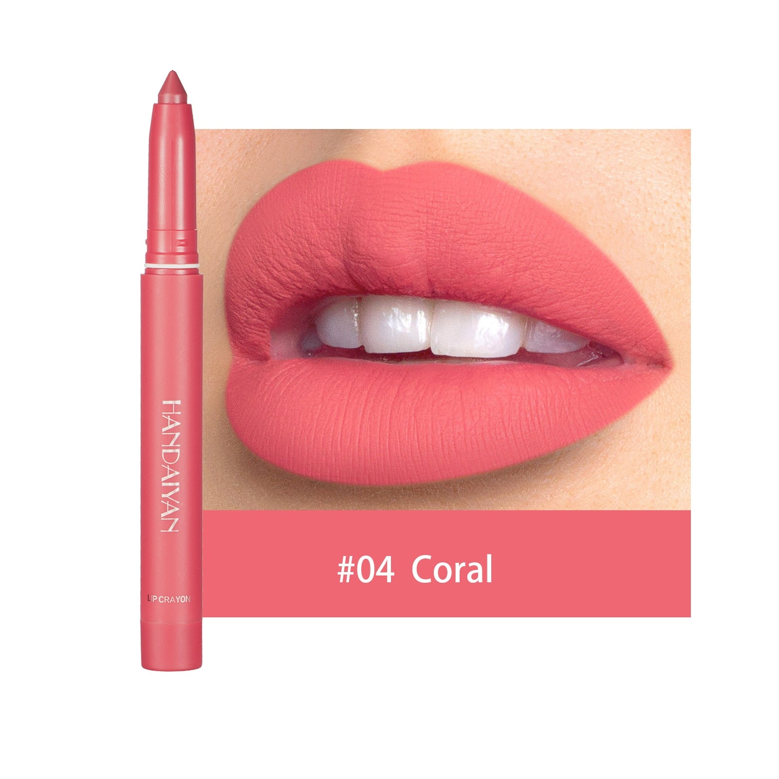 Coffret de rouge à lèvres mat en crayon - 12 couleurs