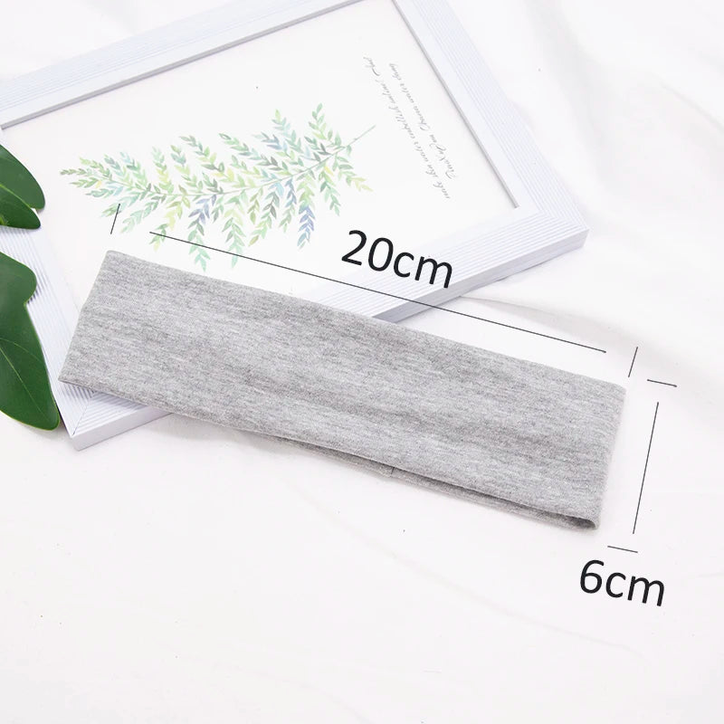 Lot de 5 Bandeaux élastiques en coton pour femmes