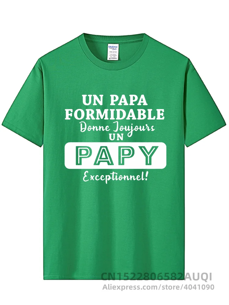T-shirt Personnalisé "Un Papa formidable donne toujours un Papy exceptionnel"