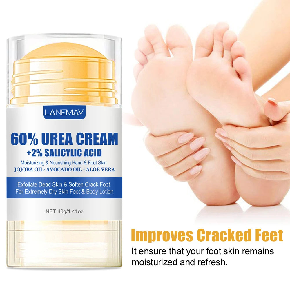 Crème en Stick Hydratante & Exfoliante pour Pieds