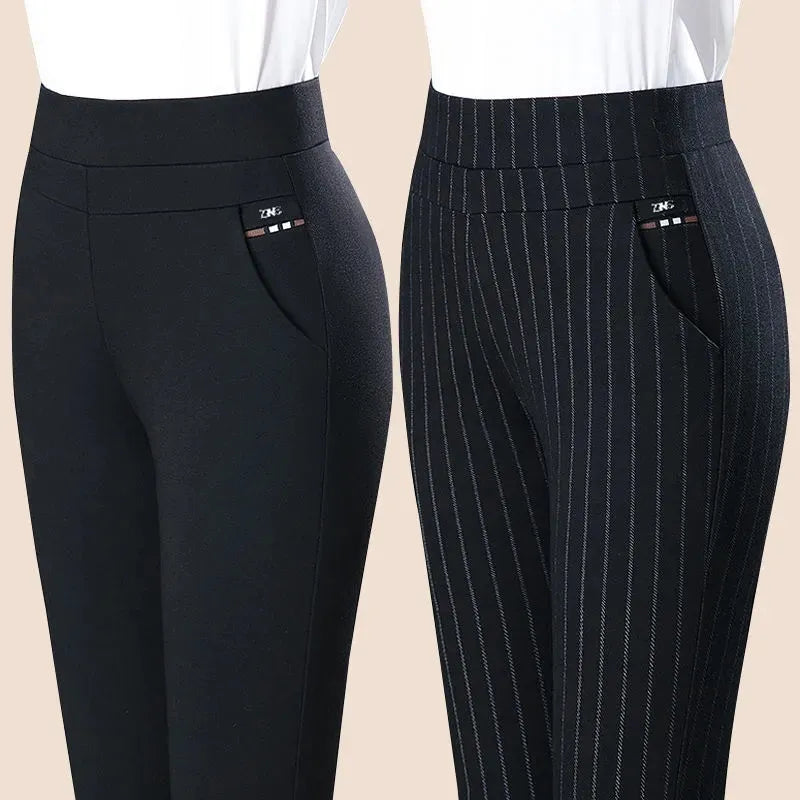 Pantalon crayon taille élastique - Femme