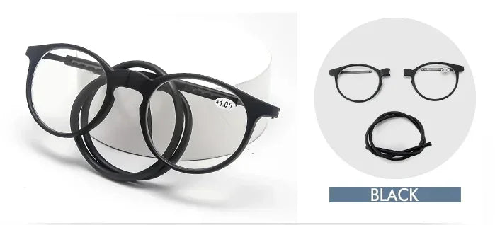 Lunettes de Lecture Fermeture Avant Magnétiques - Cordon Silicone Réglable