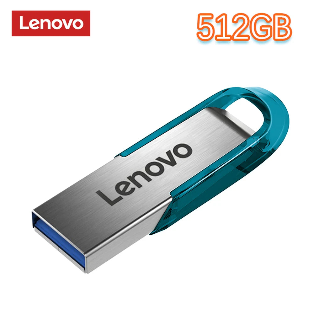 Lenovo Clé USB 3.0 Haute Vitesse 128GB à 2TB - Adaptateur Type-C OFFERT