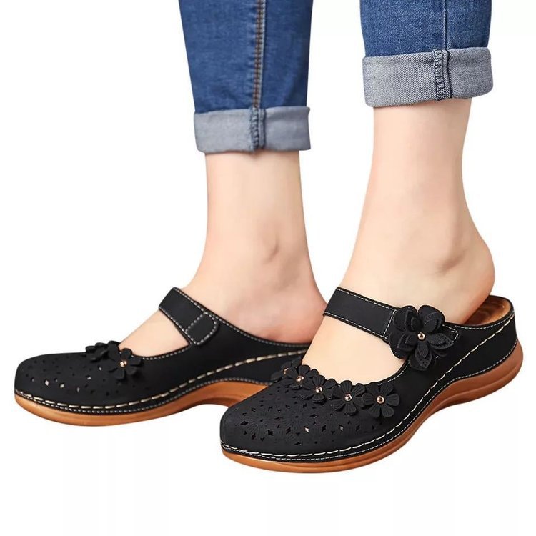 Sandales orthopédiques fleuris d'été pour Femmes