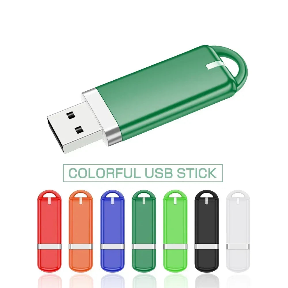 Mini Clé USB 128 Go Ultra-Compacte & Colorée + Boîte Transparente OFFERTE – Idéale Travail, Photos & Documents