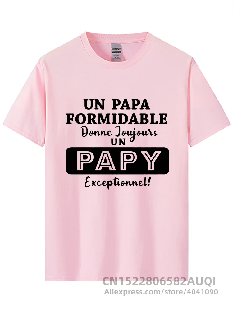 T-shirt Personnalisé "Un Papa formidable donne toujours un Papy exceptionnel"