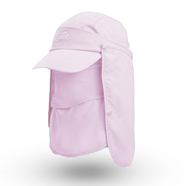 Casquette de randonnée 4 en 1 - Protection intégrale