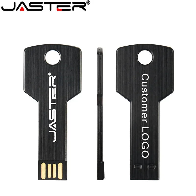KEY - Clé USB 2.0 en forme de clé - 4 à 64GB
