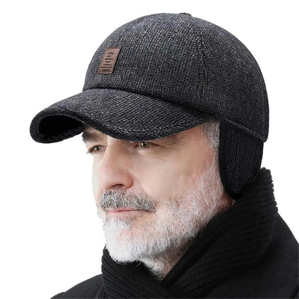 Casquette de baseball en laine pour homme