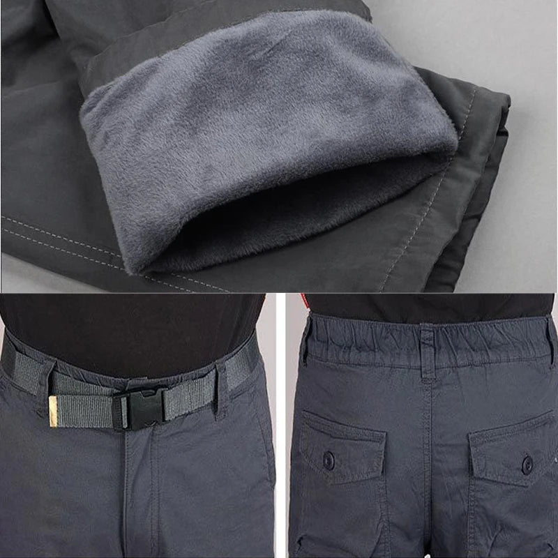 Pantalon militaire thermique - Multipoches Intérieur polaire