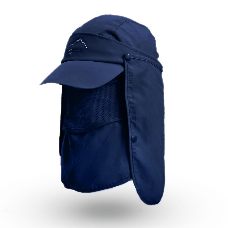 Casquette de randonnée 4 en 1 - Protection intégrale
