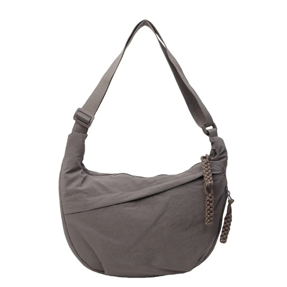 Sac Banane Bandoulière Femme en Toile – Grande Capacité, Légère & Imperméable