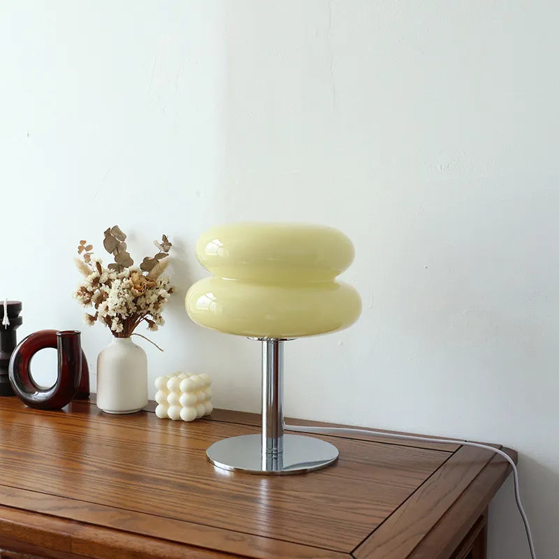 Lampe de chevet en verre - Année 70