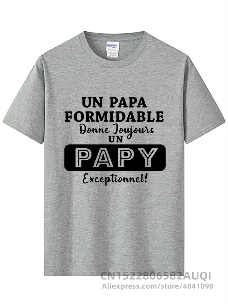 T-shirt Personnalisé "Un Papa formidable donne toujours un Papy exceptionnel"