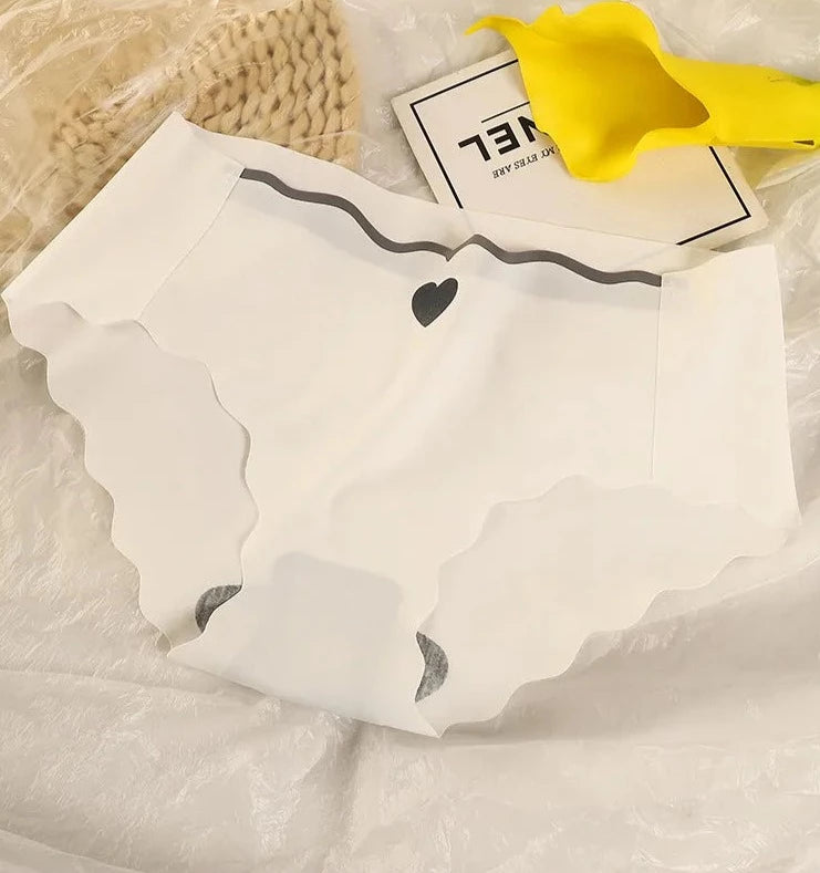 Little Heart - Lot de 3 culottes en Soie Glacée sans couture