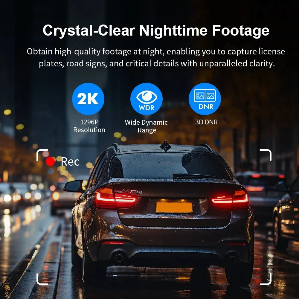 DashCam Kawa Enregistreur Vidéo 2K pour voiture