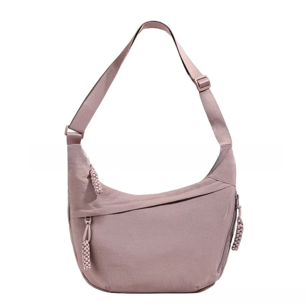 Sac Banane Bandoulière Femme en Toile – Grande Capacité, Légère & Imperméable