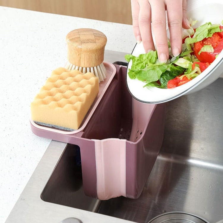 Poubelle d'évier 2 en 1