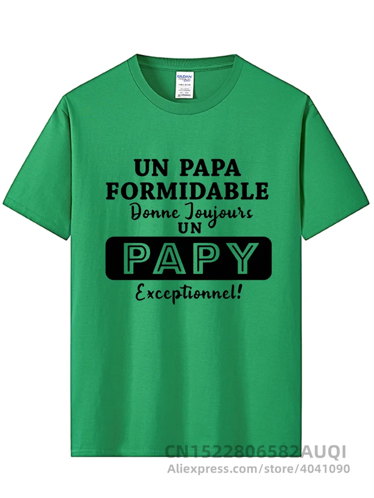 T-shirt Personnalisé "Un Papa formidable donne toujours un Papy exceptionnel"