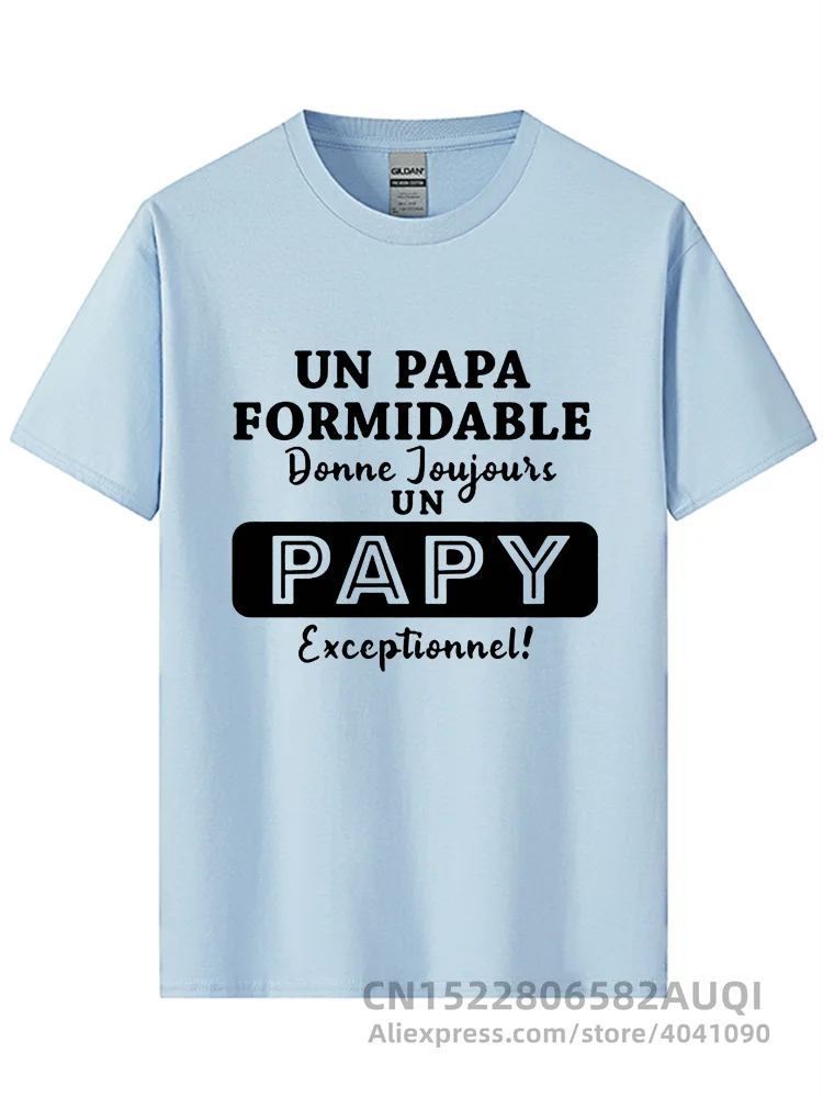 T-shirt Personnalisé "Un Papa formidable donne toujours un Papy exceptionnel"
