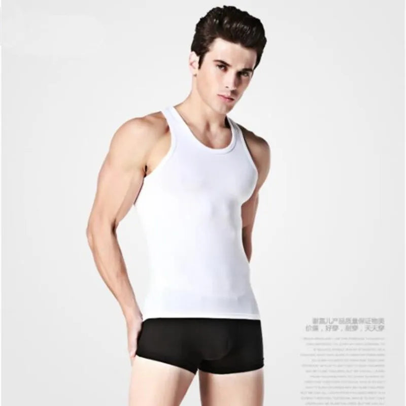 Lot de 3 Maillots de corps pour hommes 100% coton