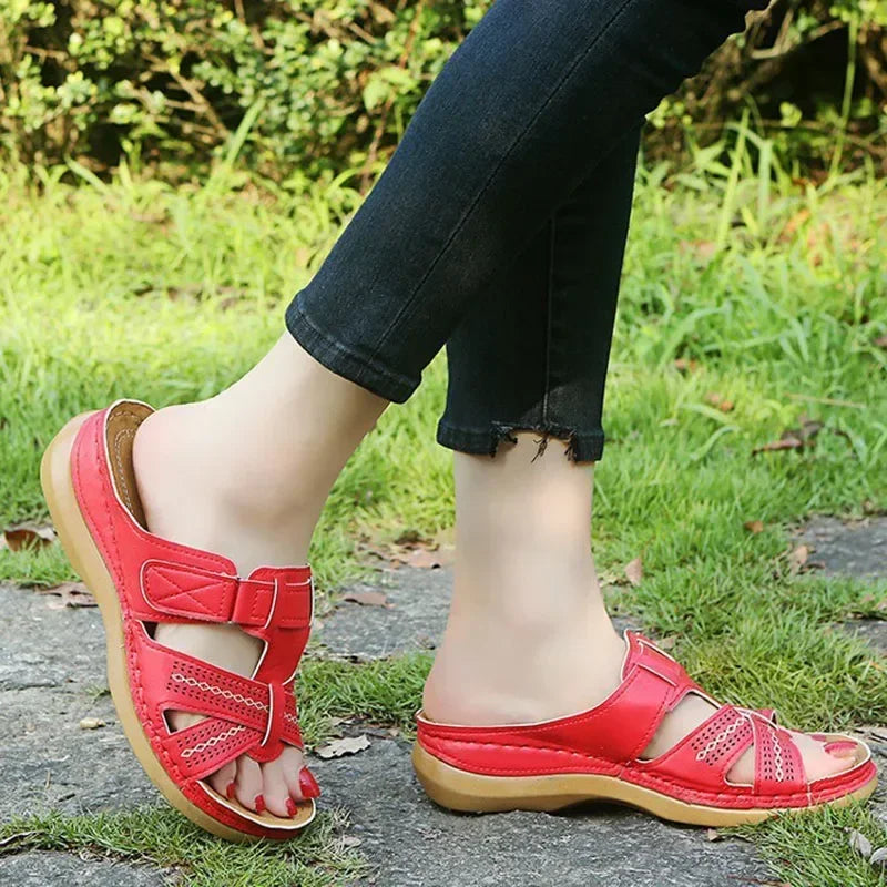 Sandales Mules compensées orthopédiques 4WD à Scratch