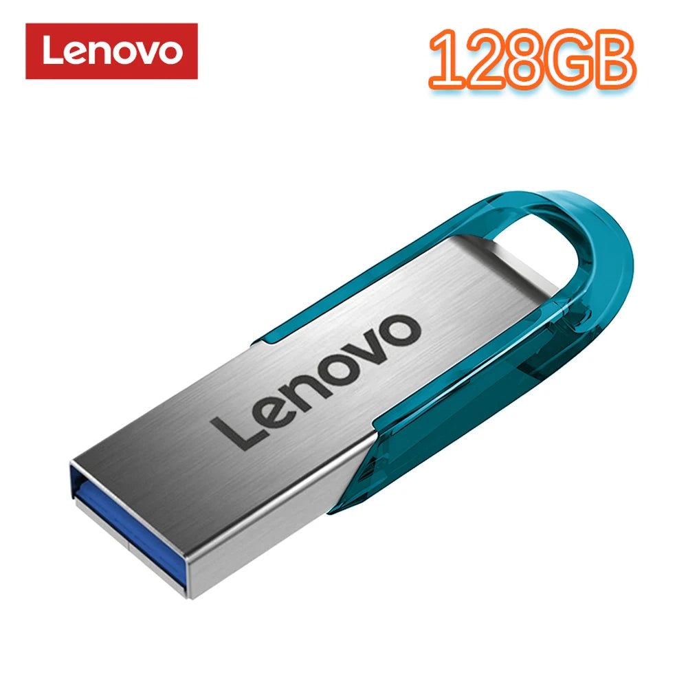 Lenovo Clé USB 3.0 Haute Vitesse 128GB à 2TB - Adaptateur Type-C OFFERT