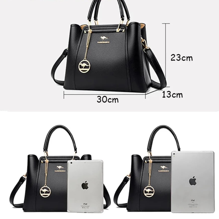 Sacs à main de PREMIUM en cuir souple pour femmes