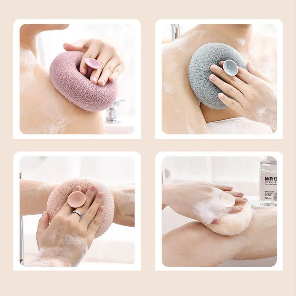 Lot de 2 Brosses de nettoyage de Bain KAWAI à ventouse