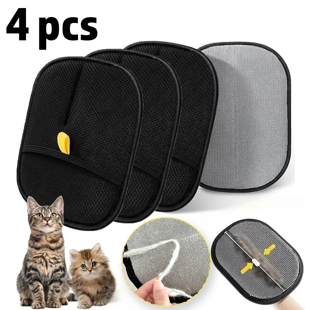 Gant Anti-Poils Double Face Réutilisable Chien & Chat — 3+1 OFFERT
