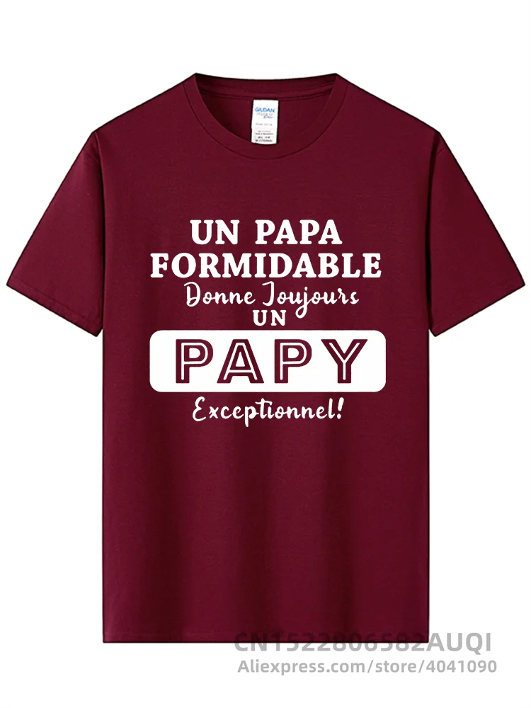T-shirt Personnalisé "Un Papa formidable donne toujours un Papy exceptionnel"