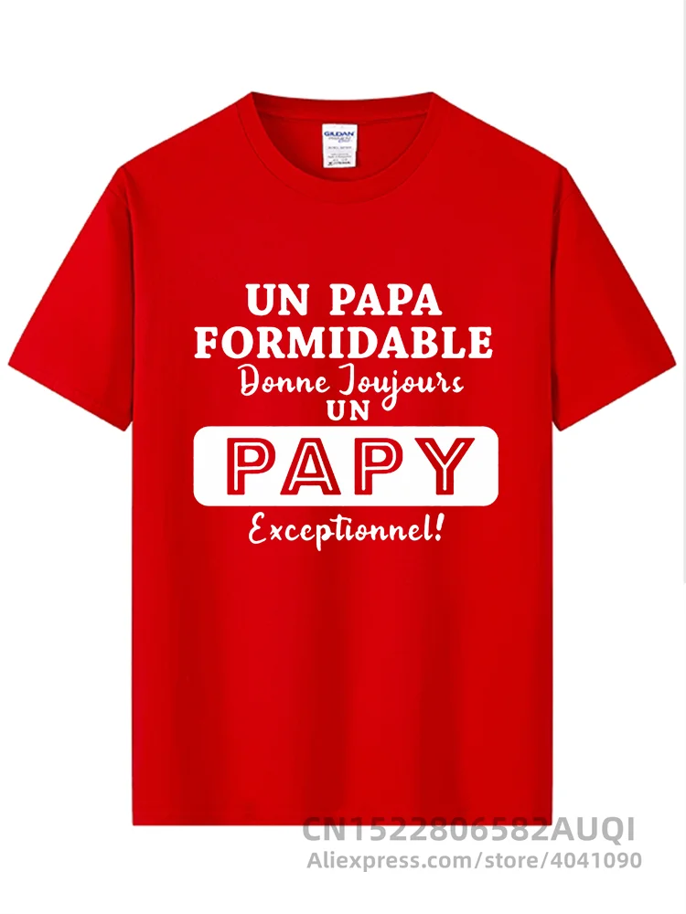 T-shirt Personnalisé "Un Papa formidable donne toujours un Papy exceptionnel"