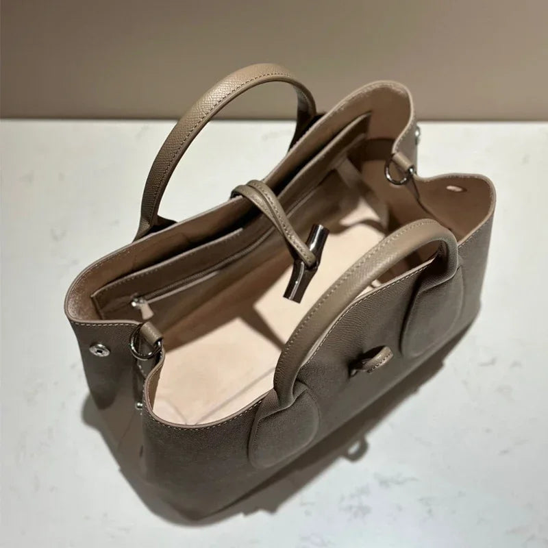 Mini Sac en Cuir PU Bandoulière à Fermoir Original