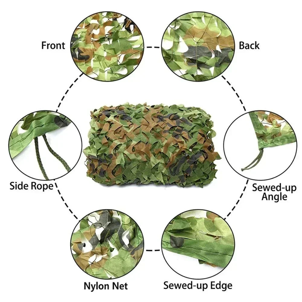Filet de Camouflage Ombrage Extérieur
